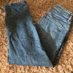 boyfriend mid rise jeans